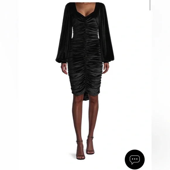 rachel parcell ruched dress Rachel Parcell Ruched Knee-Length Dress